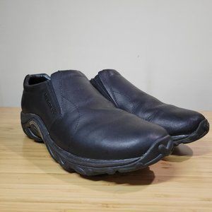 Merrell Jungle Moc - Black Leather Slide On Shoes Men’s Size 13